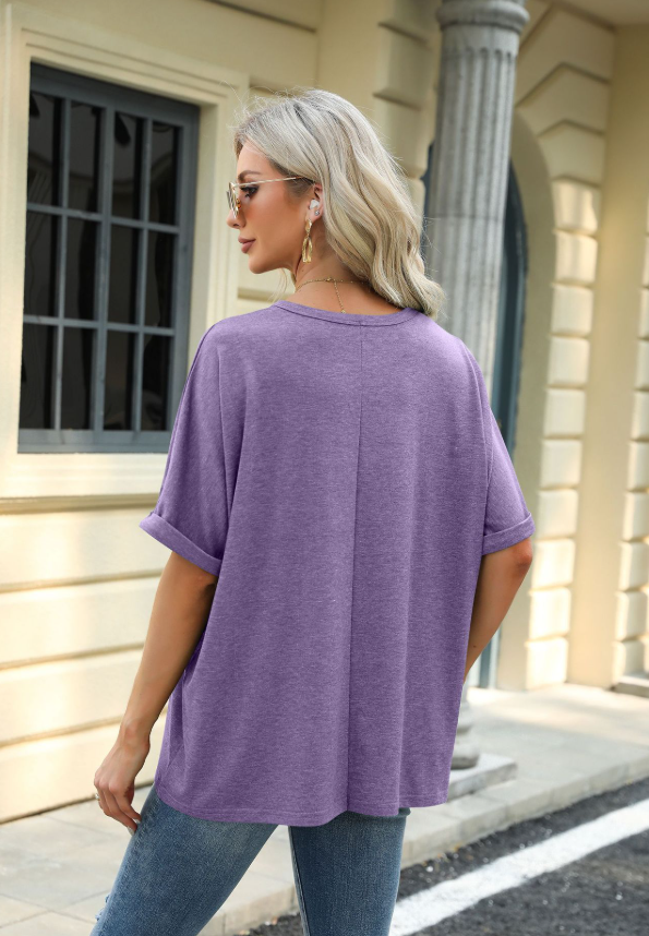 Patriotic Cherry Graphic Tee Oversized America Holiday Top