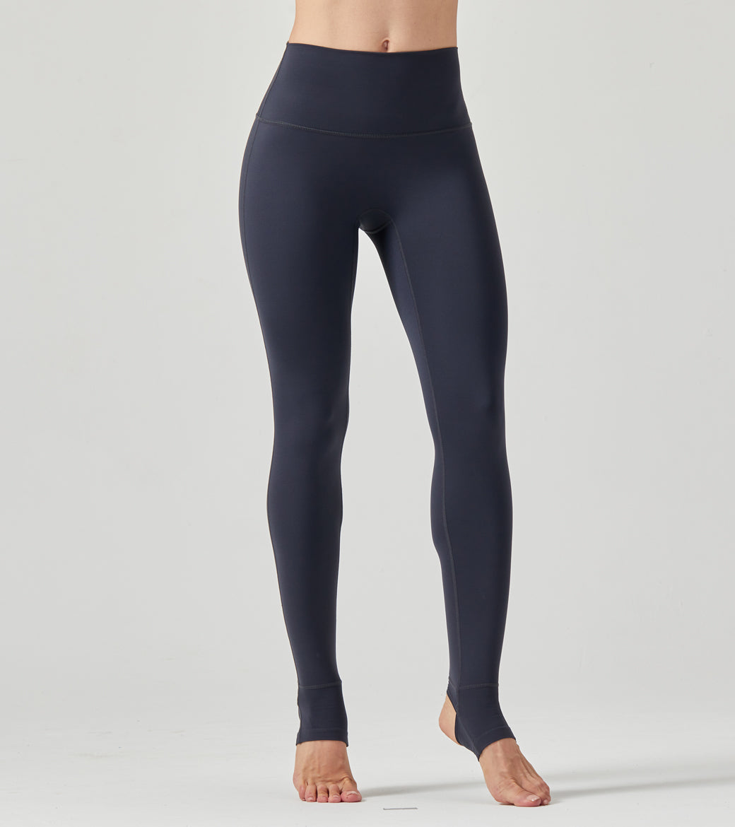 LOVESOFT Women's Dark Grey Easy Warm Yarm High Waist Hips Running Yoga Stepping Pants