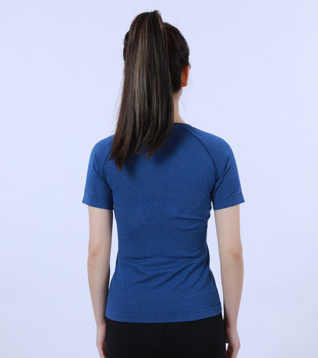 LOVESOFT Women Seamless Workout Shirts Yoga Tops Running Fitness Sports Short Sleeve Tees
